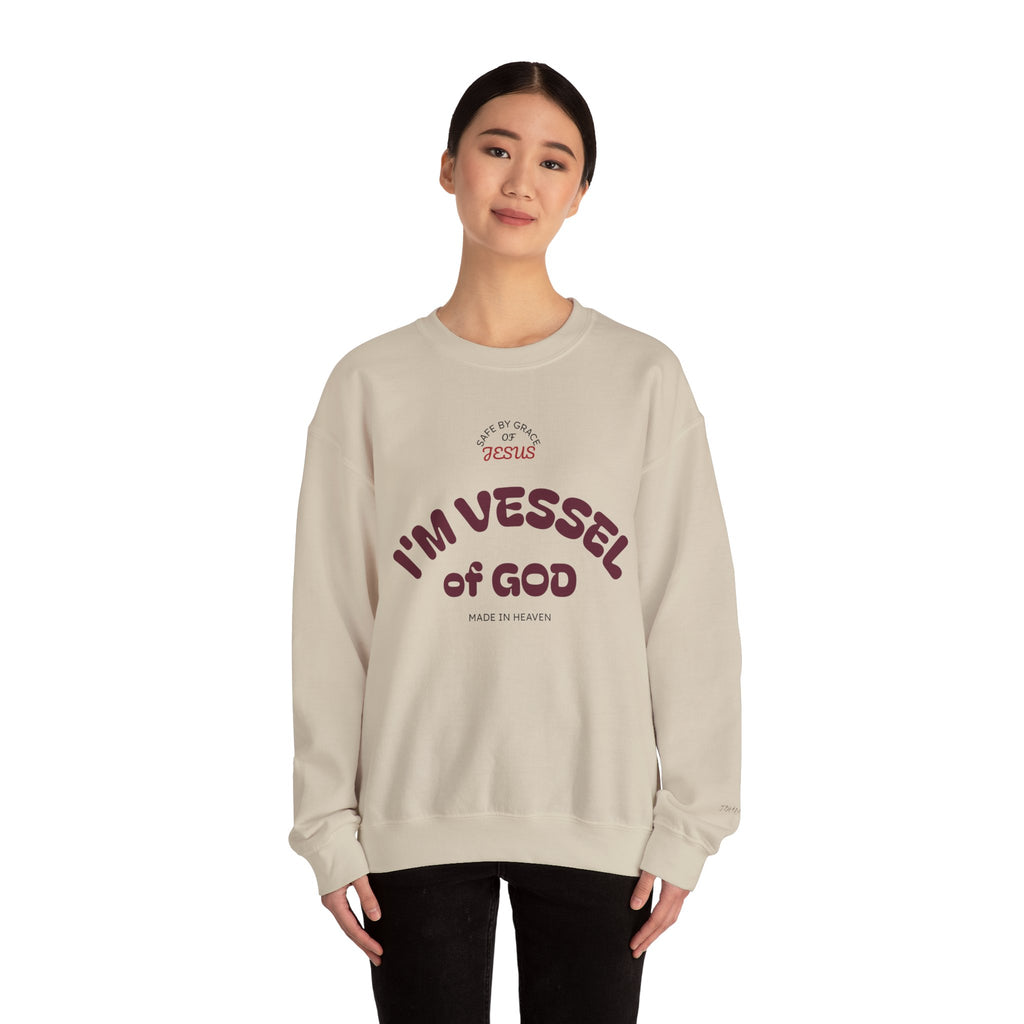Vessel of God Crewneck Sweatshirt – Sand