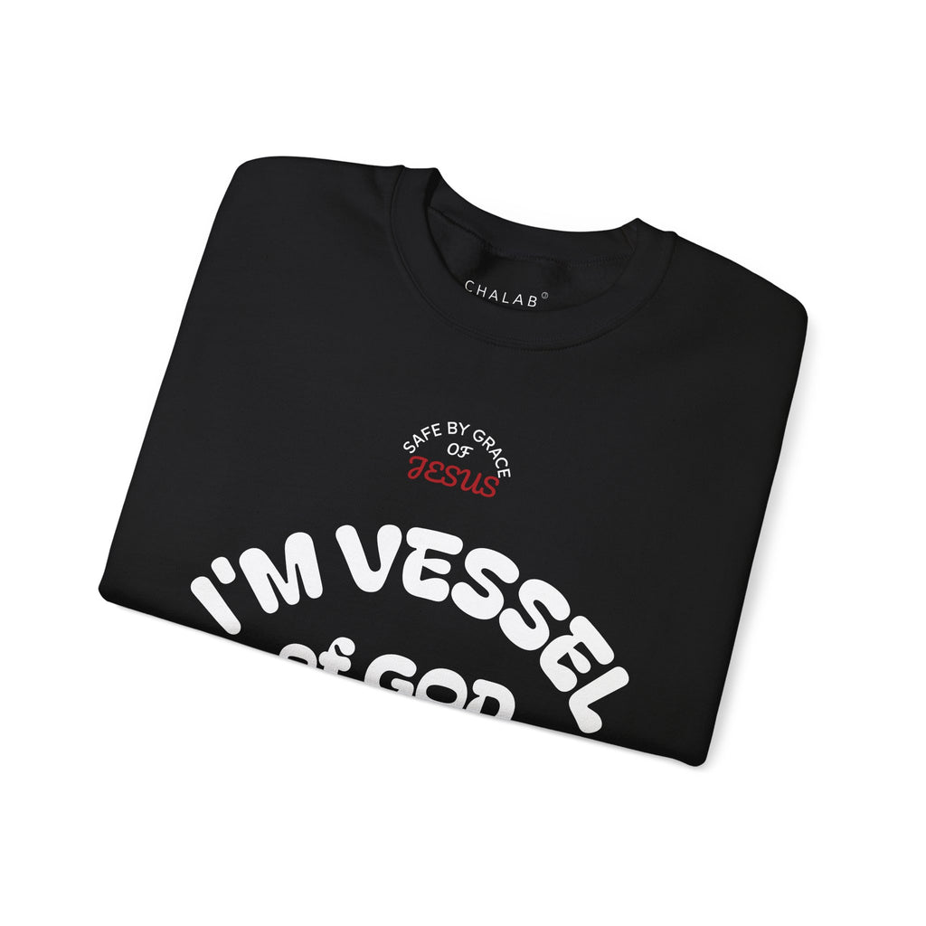 Vessel of God Crewneck Sweatshirt – Black