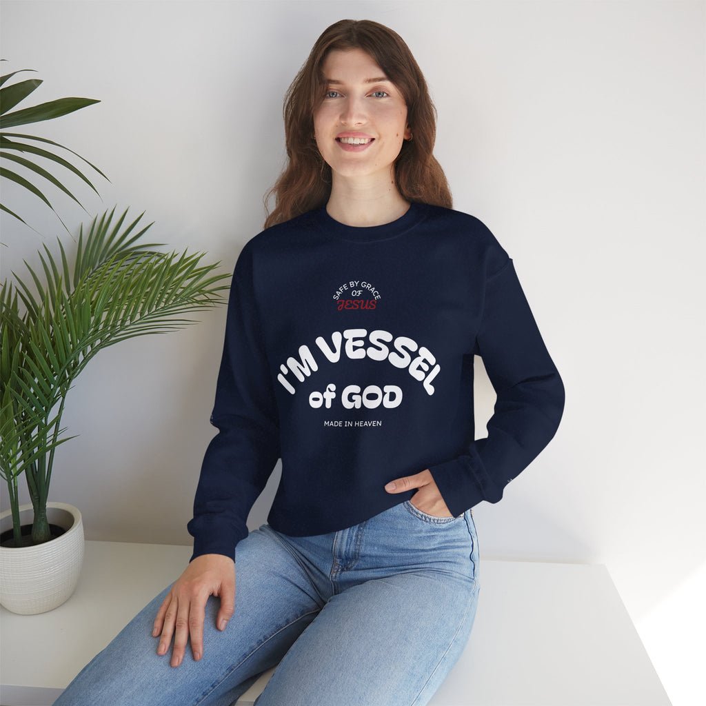 Vessel of God Crewneck Sweatshirt – Navy