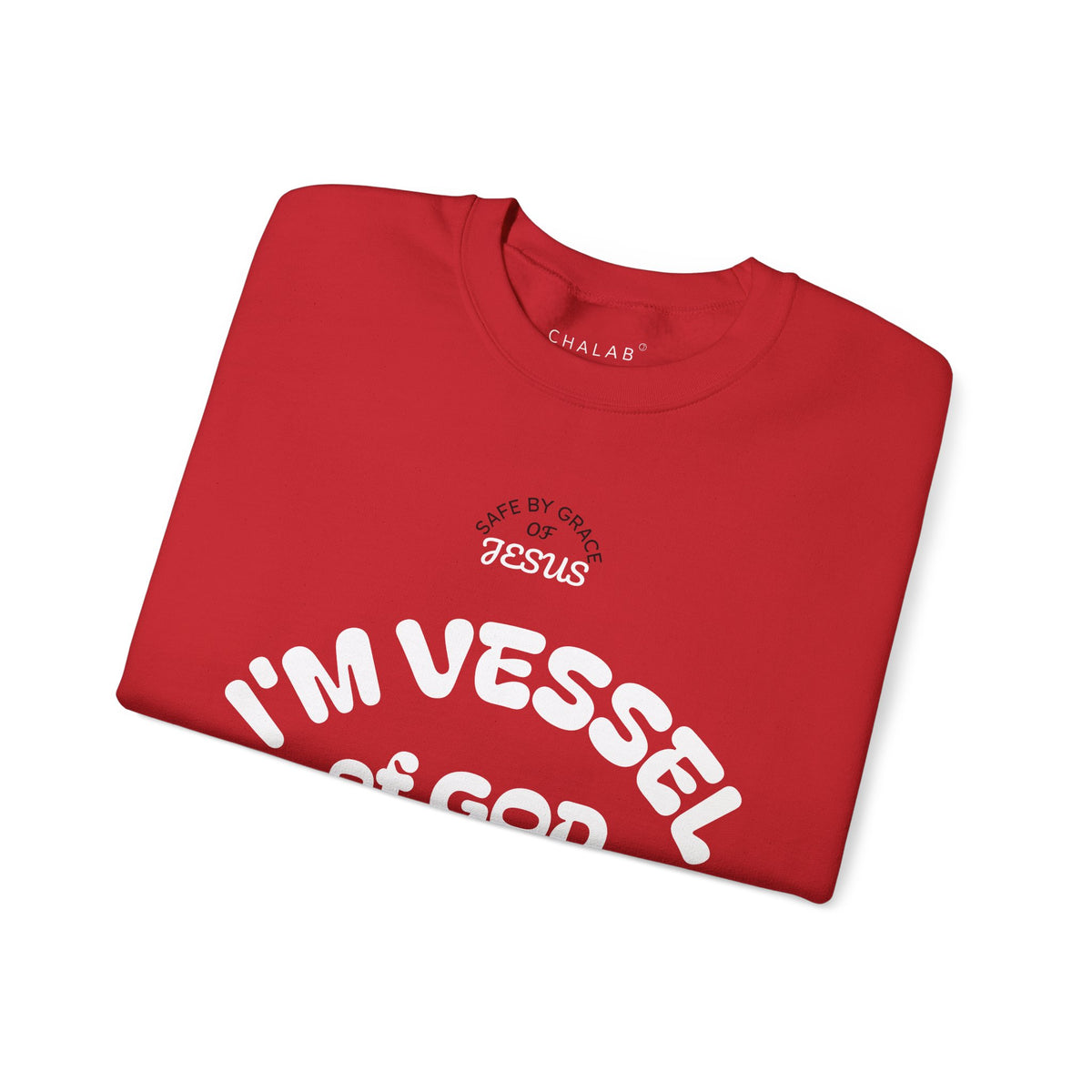 Vessel of God Crewneck Sweatshirt – Red