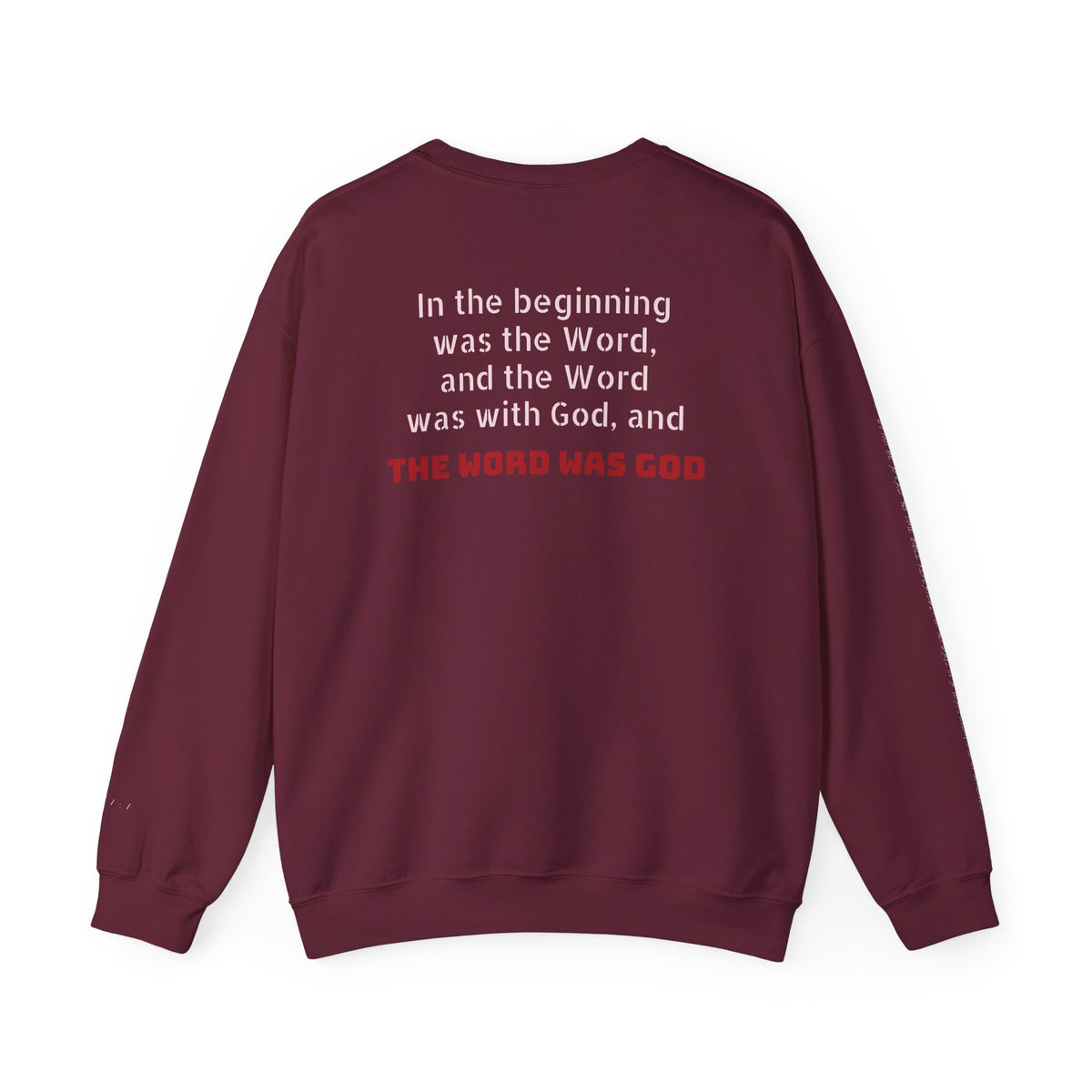 Vessel of God Crewneck Sweatshirt – Maroon