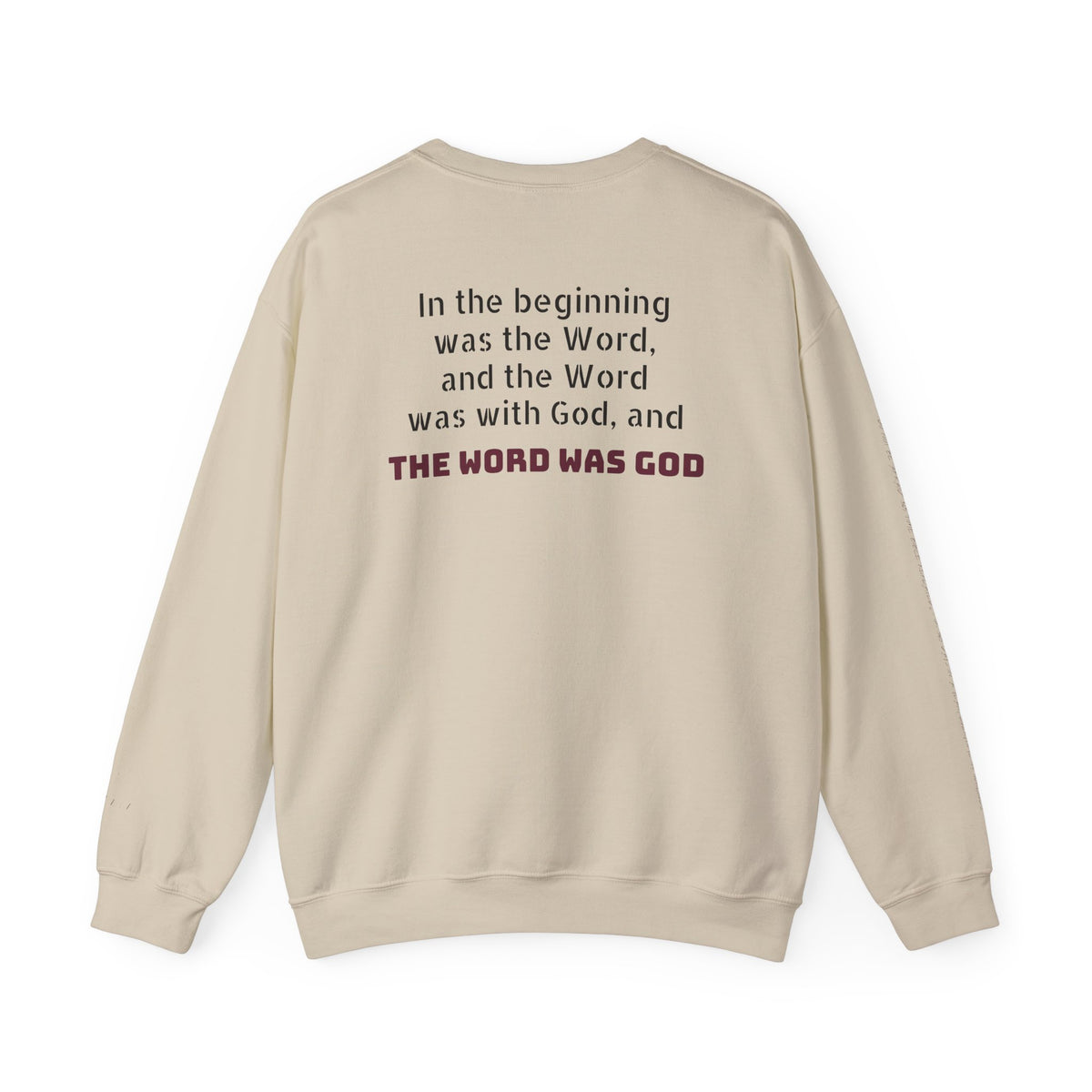 Vessel of God Crewneck Sweatshirt – Sand