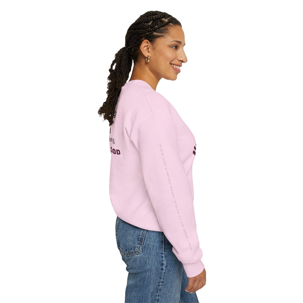 Vessel of God Crewneck Sweatshirt – Light Pink