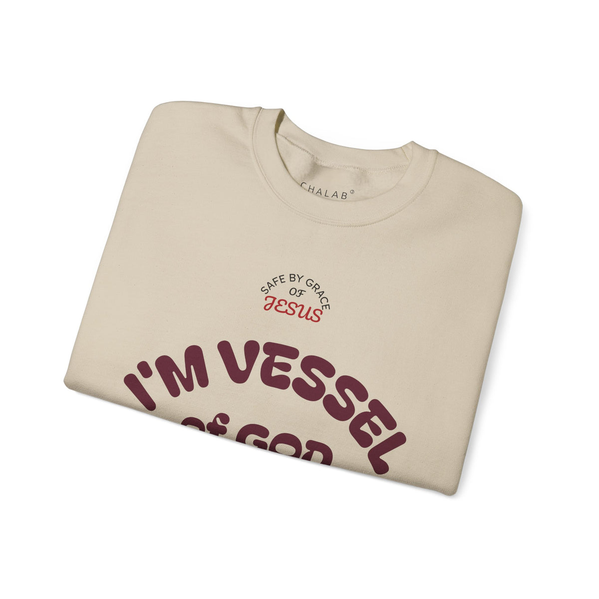 Vessel of God Crewneck Sweatshirt – Sand
