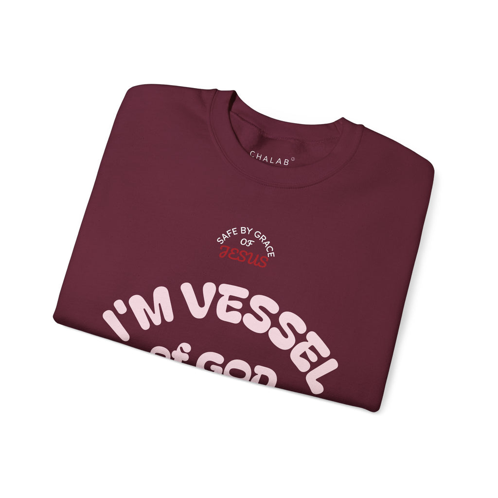 Vessel of God Crewneck Sweatshirt – Maroon