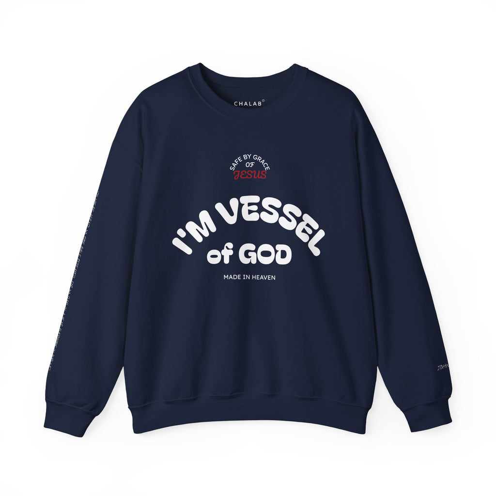 Vessel of God Crewneck Sweatshirt – Navy
