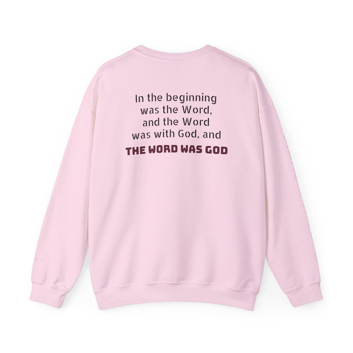 Vessel of God Crewneck Sweatshirt – Light Pink