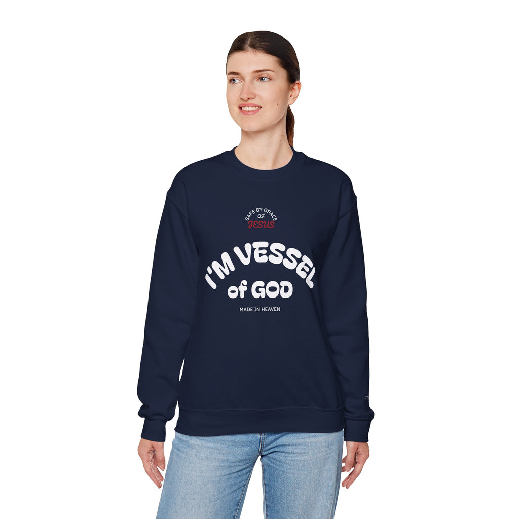 Vessel of God Crewneck Sweatshirt – Navy