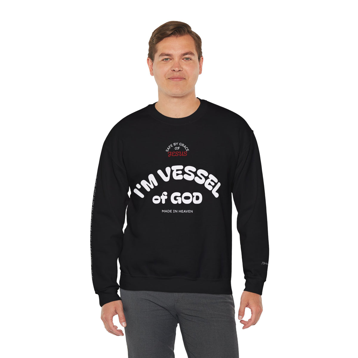 Vessel of God Crewneck Sweatshirt – Black