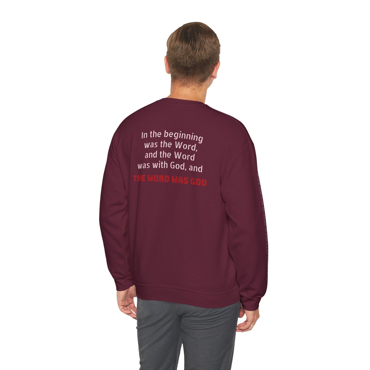 Vessel of God Crewneck Sweatshirt – Maroon