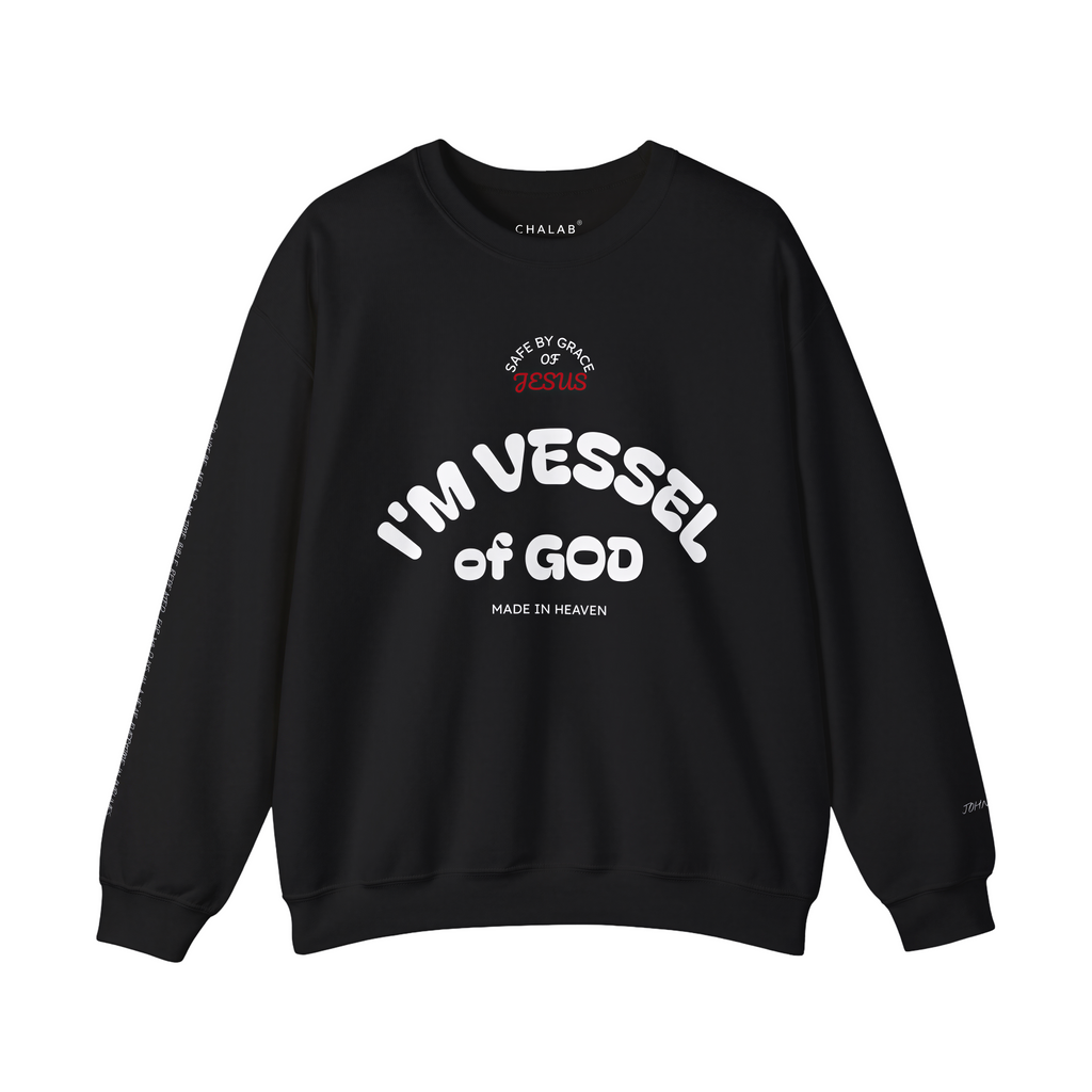 Personalised Logo Available-Vessel of God Crewneck Sweatshirt
