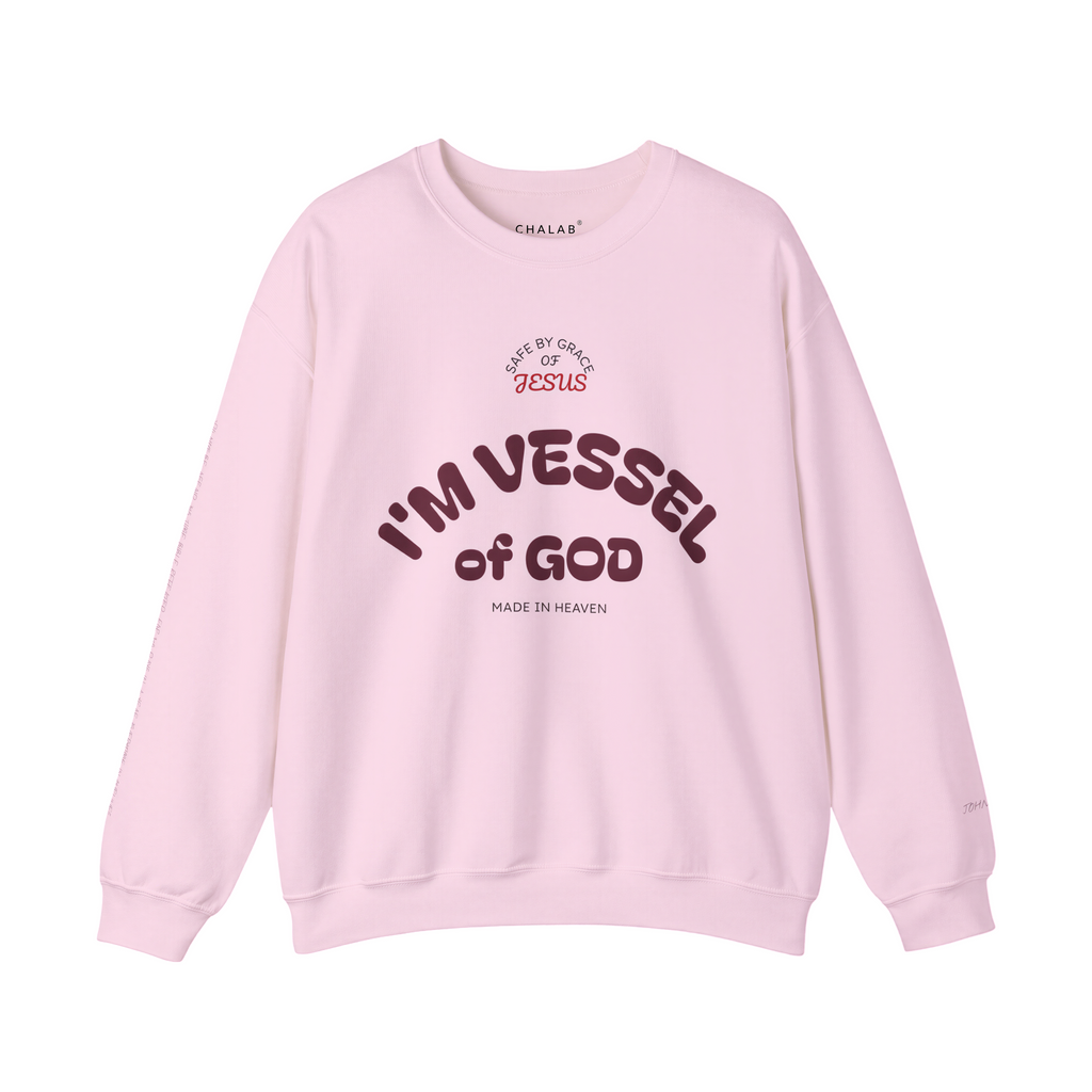 Personalised Logo Available-Vessel of God Crewneck Sweatshirt