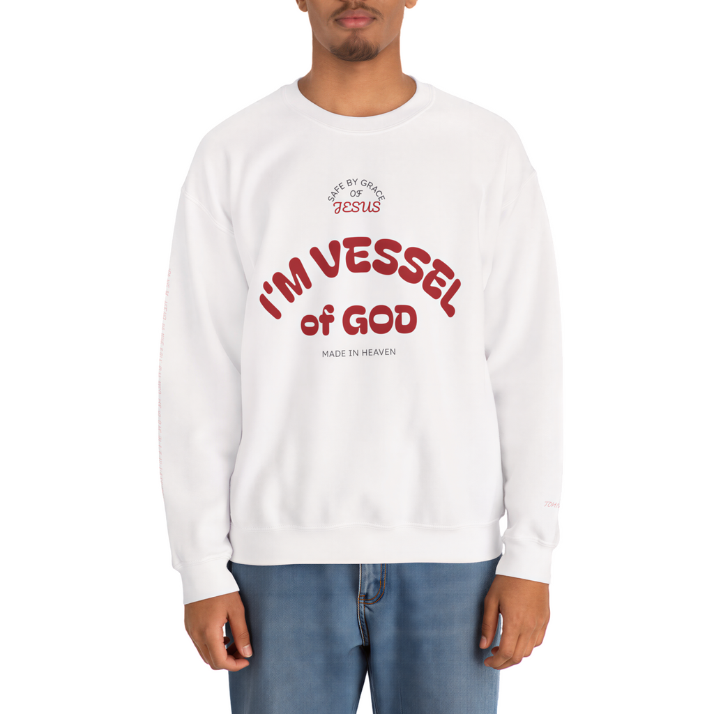 Personalised Logo Available-Vessel of God Crewneck Sweatshirt