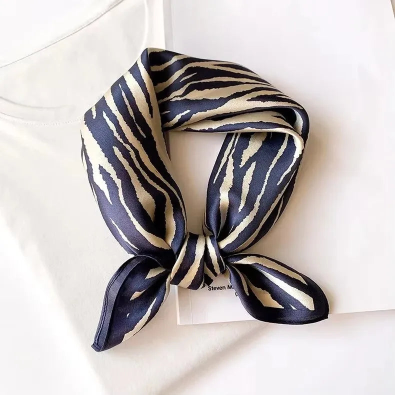 100% Real Silk Square Scarf – Luxury Bandana, Headband & Shawl Wrap
