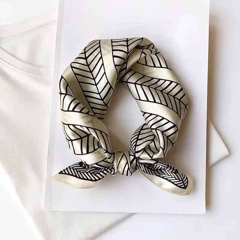 100% Real Silk Square Scarf – Luxury Bandana, Headband & Shawl Wrap