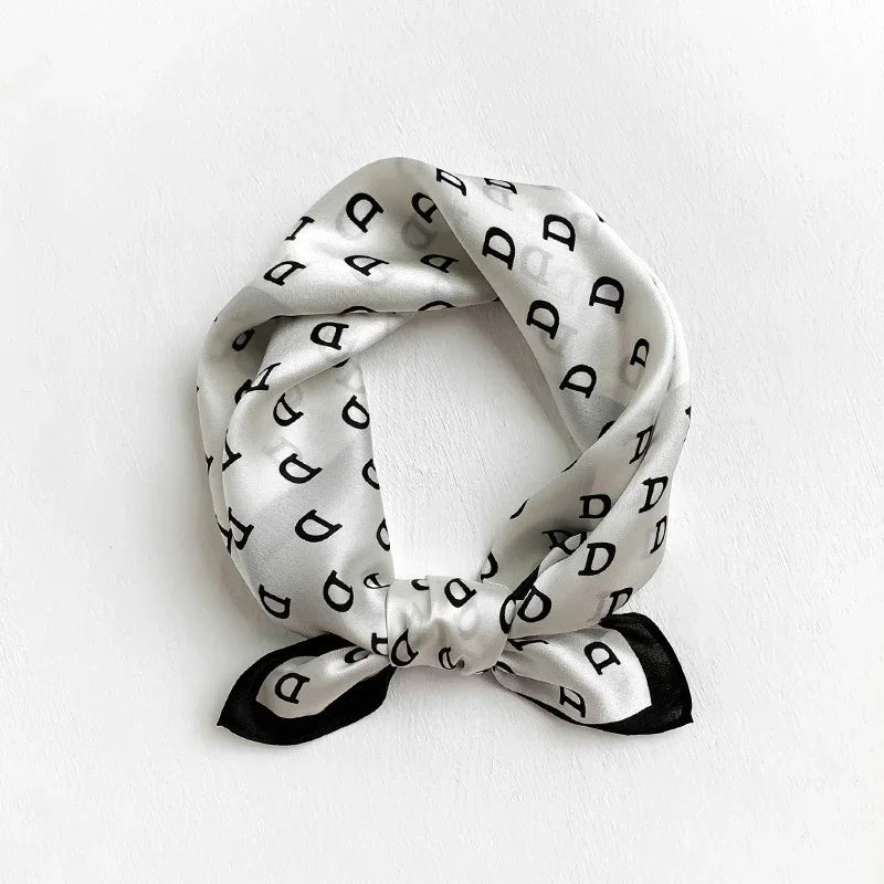 100% Real Silk Square Scarf – Luxury Bandana, Headband & Shawl Wrap
