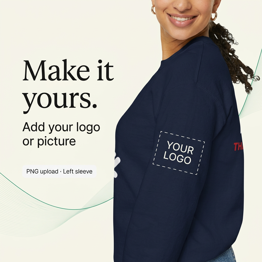 Personalised Logo Available-Vessel of God Crewneck Sweatshirt