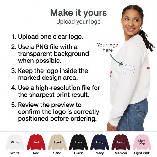 Personalised Logo Available-Vessel of God Crewneck Sweatshirt